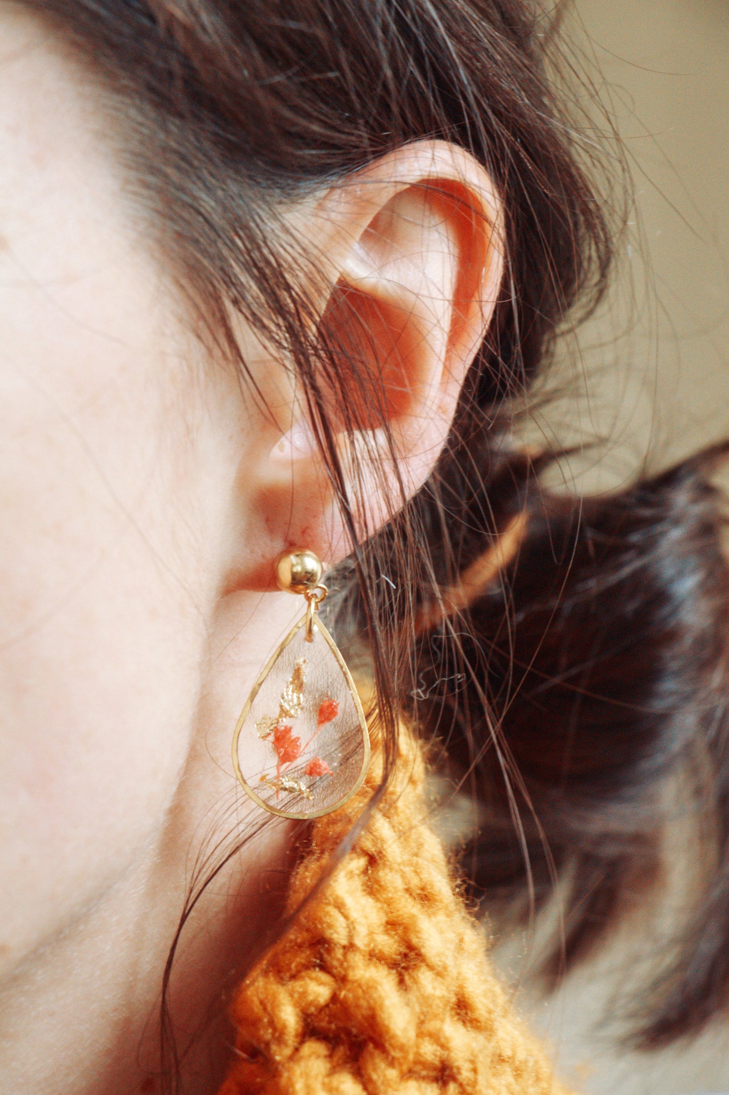 Boucles d’oreilles grandes