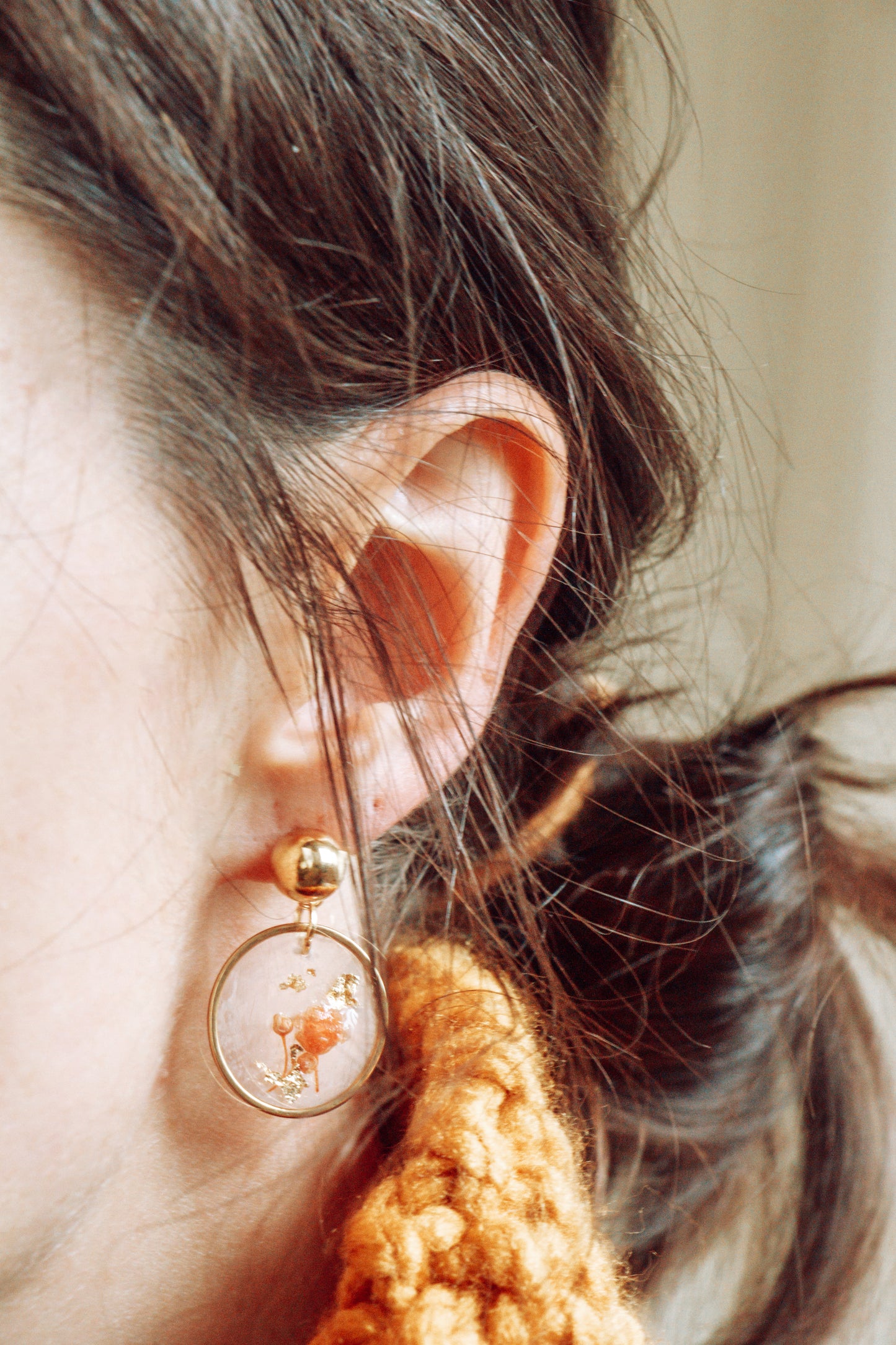 Boucles d’oreilles grandes